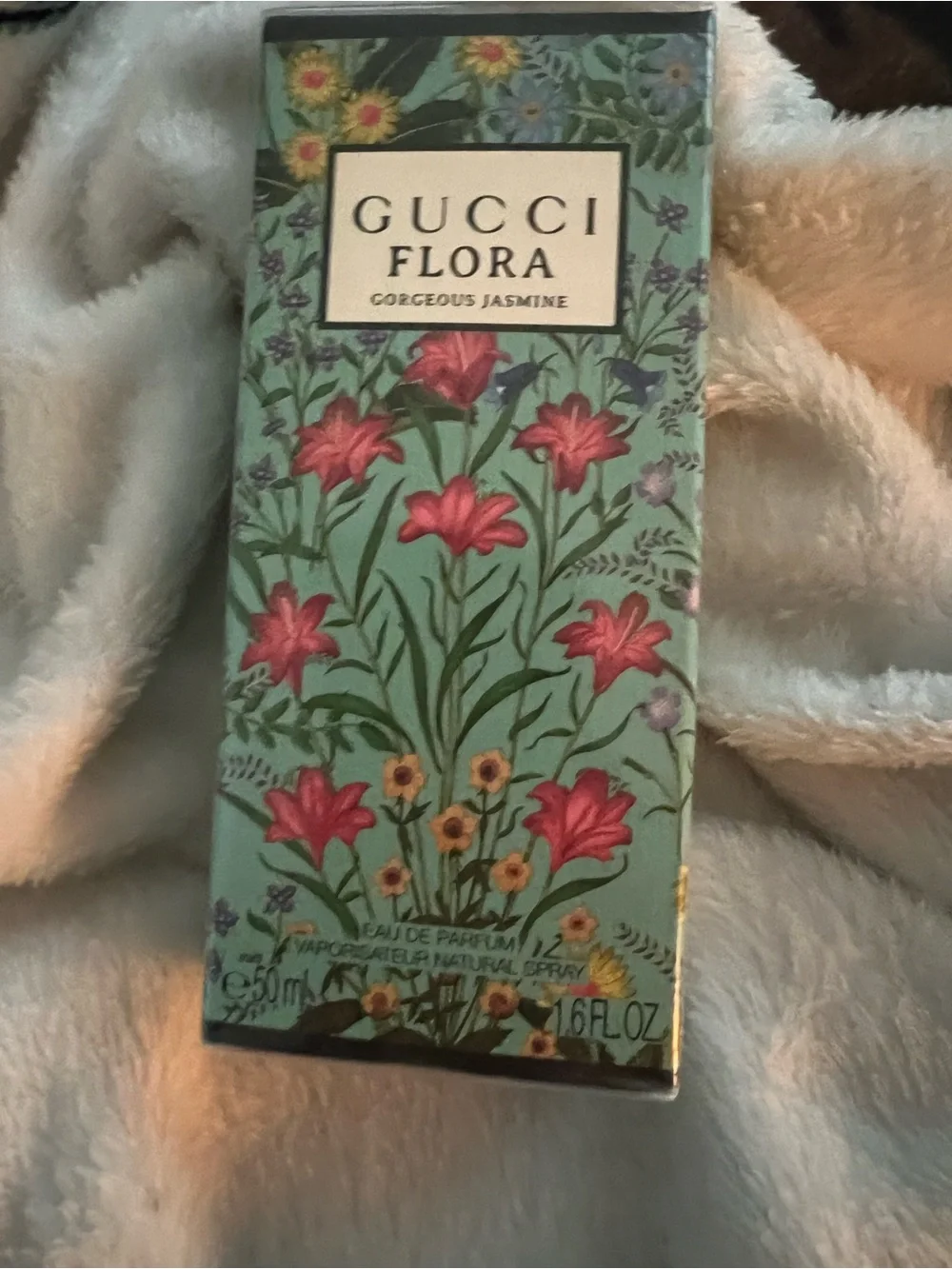 Gucci Flora Gorgeous Jasmine Box in Teal, Pink & Green
